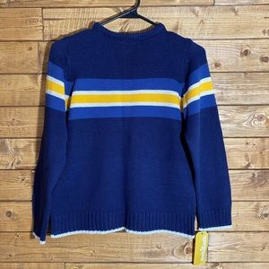 OshKosh Sz 10 Blue & Yellow Sweater
